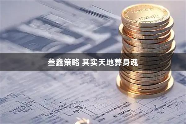 叁鑫策略 其实天地葬身魂